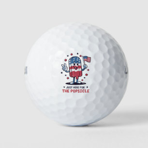 Balles De Golf 4 juillet Juste Ici Pour Le Popsicle Patriotic