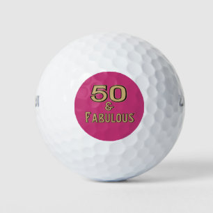 Balles De Golf 50 et anniversaire fabuleux de golfeurs