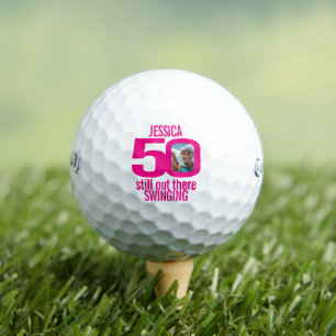 Balles De Golf 50 photos rose et blanc là-bas en balançant
