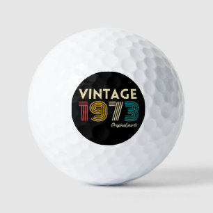Balles De Golf 50E Anniversaire Vintage 1973 Parties originales