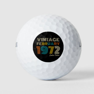 Balles De Golf 50e anniversaire vintage février 1972