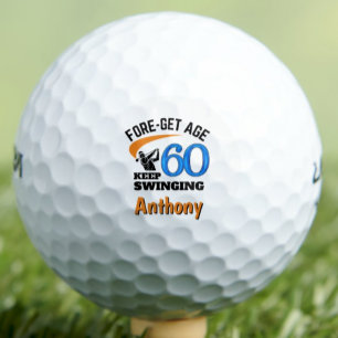 Balles De Golf 60e anniversaire pour Cousin - 60 ans amusant cade