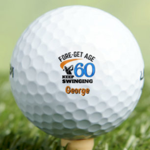 Balles De Golf 60e anniversaire pour grand-père - Cadeau classiqu