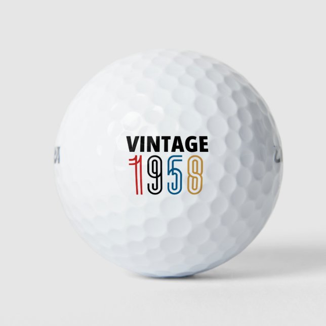 Balles De Golf 65e anniversaire T-shirt (Devant)