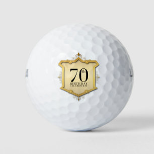 Balles De Golf 70e anniversaire du Vintage cadre Golf Ball