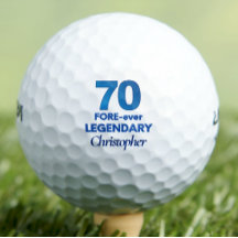 70e anniversaire Golfer Gift, FORE-ever Legendary 