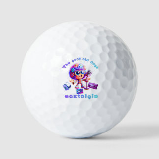 Balles de golf 80 Nostalgie Groove – Rétro Anciens