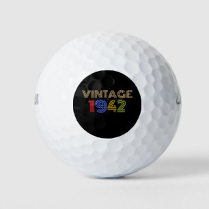 Balles De Golf 80e anniversaire Vintage 1942