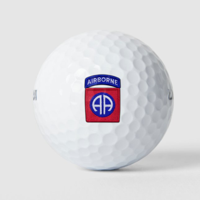 Balles De Golf 82e aire de répartition des vétérans du bragg de f (Devant)
