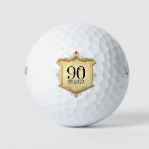 Balles De Golf 90e anniversaire du Vintage cadre Golf Ball