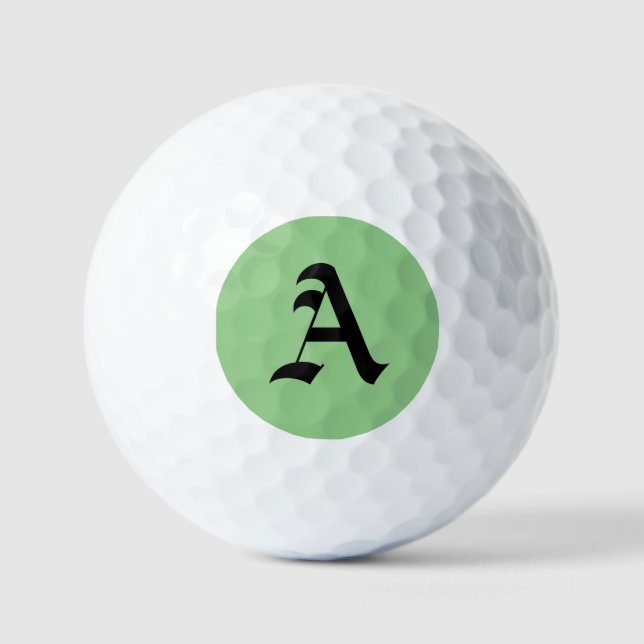 Balles De Golf "A" initial (Recto)
