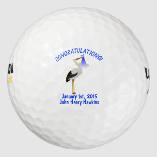 Balles De Golf À la naissance de votre bébé - Golf Ball Keepsaké