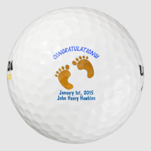 Balles De Golf À la naissance de votre bébé - Golf Ball Keepsaké