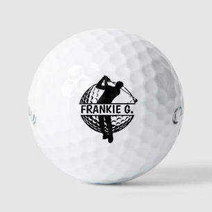 Balles de Golf à Monogramme Personnalisées - Ensem