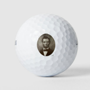 Balles De Golf Abe Lincoln Président américain Vintage Portrait U