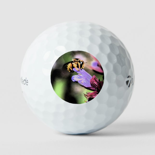 Balles De Golf Abeille et fleur tmtp5 gbcnm (Recto)