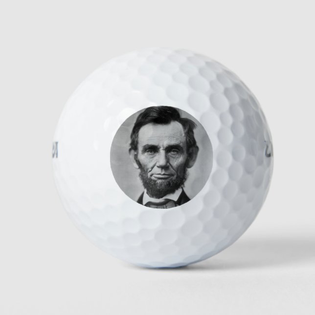 Balles De Golf Abraham Lincoln (Devant)