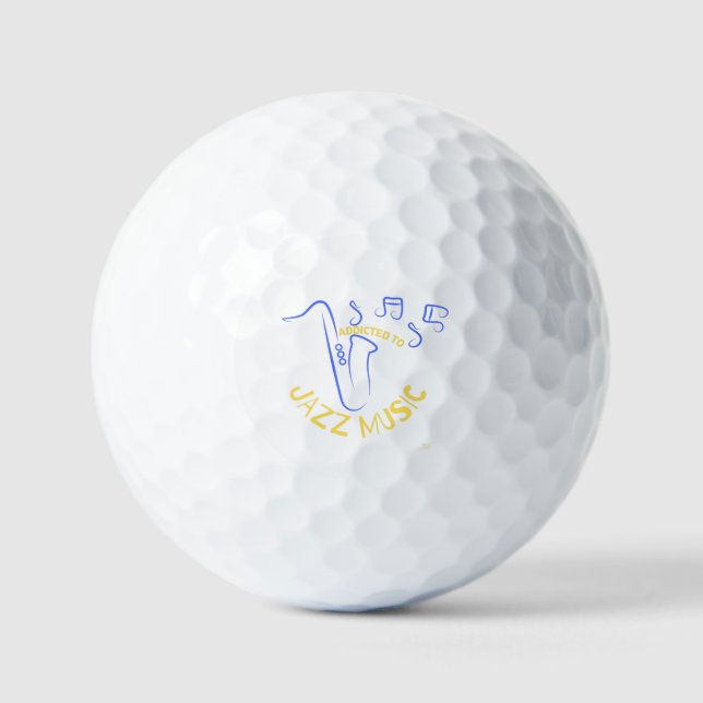 Balles De Golf Addicé à la musique jazz (Recto)