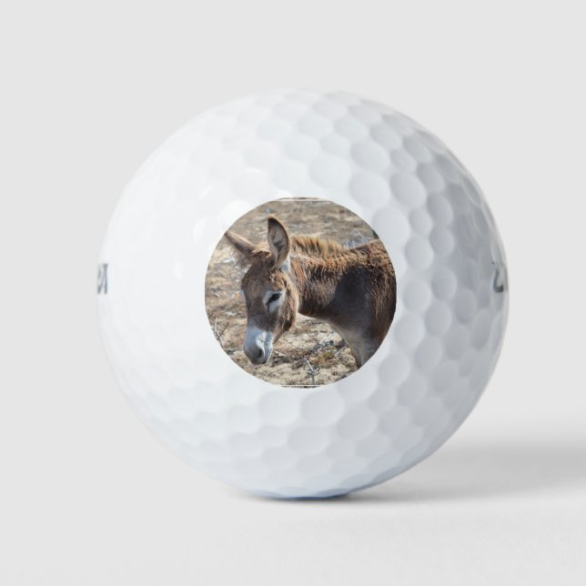 Balles De Golf Adorable âne (Devant)