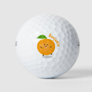 Balles De Golf Agréable agrumes d'orange