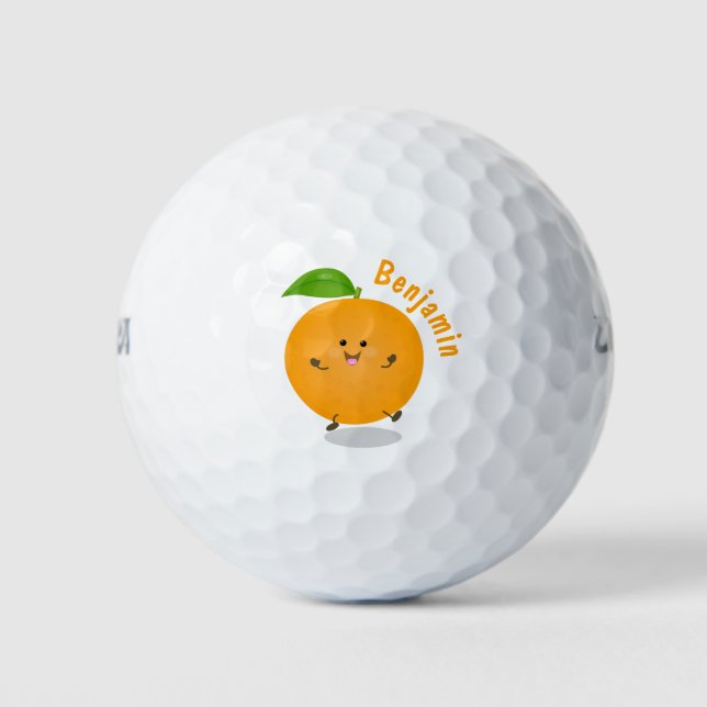Balles De Golf Agréable agrumes d'orange (Devant)