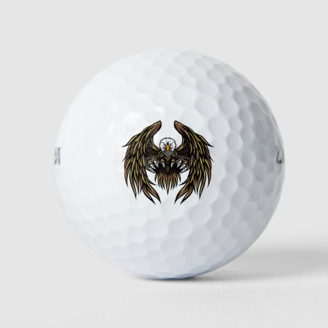 Balles De Golf Aigle de Bald (Devant)