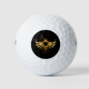 Balles De Golf Ailes de Steampunk