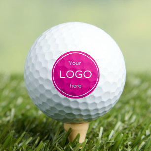 Balles De Golf Ajoutez le logo de votre entreprise golfing rose v