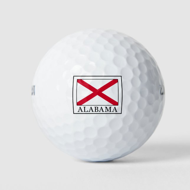 Balles De Golf Alabama (Devant)