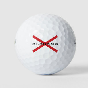 Balles De Golf Alabama et drapeau wu gbcnt