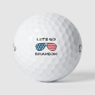 Balles De Golf Allez Brandon Funny Biden Chant Drapeau Balls de g