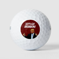 ALLONS BRANDON DONALD TRUMP GOLF BALLS