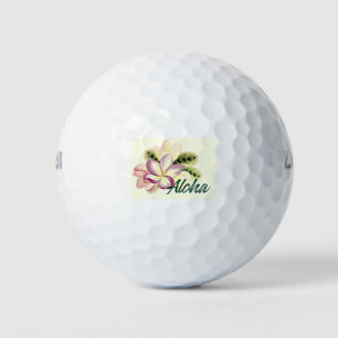 Balles De Golf Aloha Plumeria