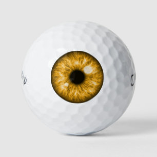 Balles De Golf Amber Eye Funny Golf Balls