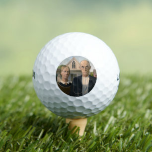 Balles De Golf American Gothic : Vie rurale pauvre paysan