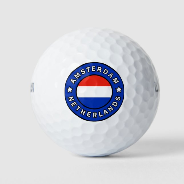 Balles De Golf Amsterdam Pays-Bas (Devant)