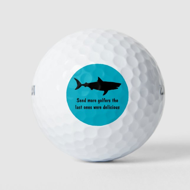 Balles De Golf Amusante conception de requin (Devant)