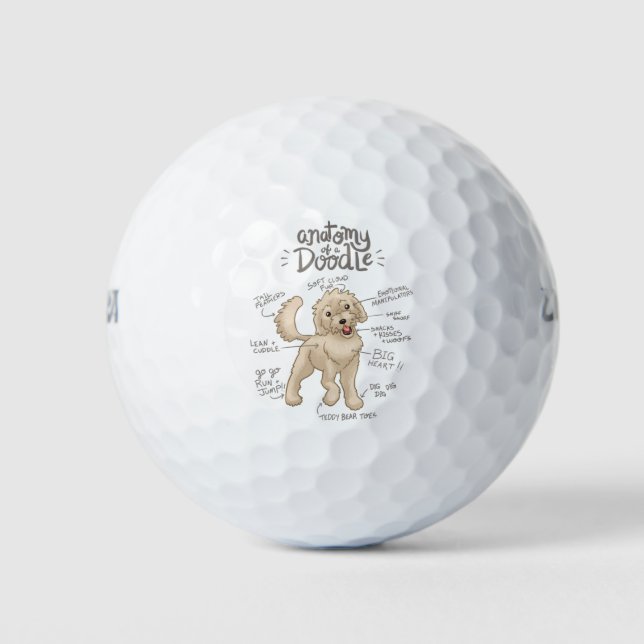 Balles De Golf Anatomie d'un Doodle (Devant)