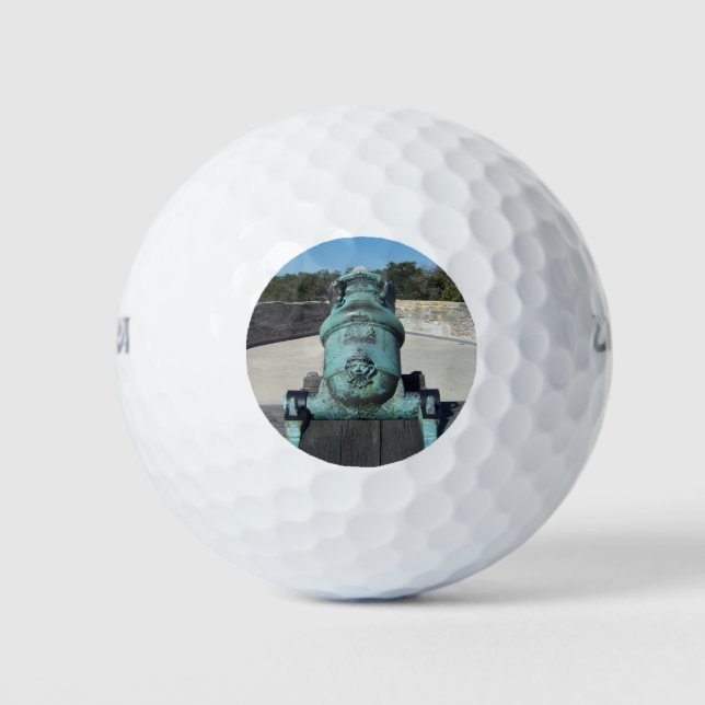 Balles De Golf Ancien canon (Devant)