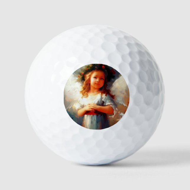 Balles De Golf Ange de Noël (1) (Recto)