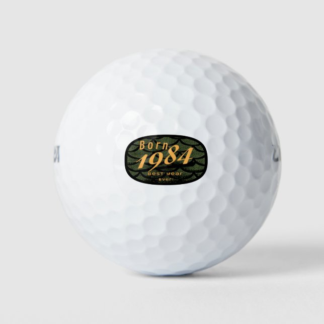 Balles De Golf Année 1984 (Devant)