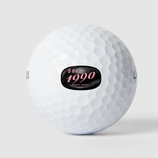Balles De Golf Année 1990 (Devant)