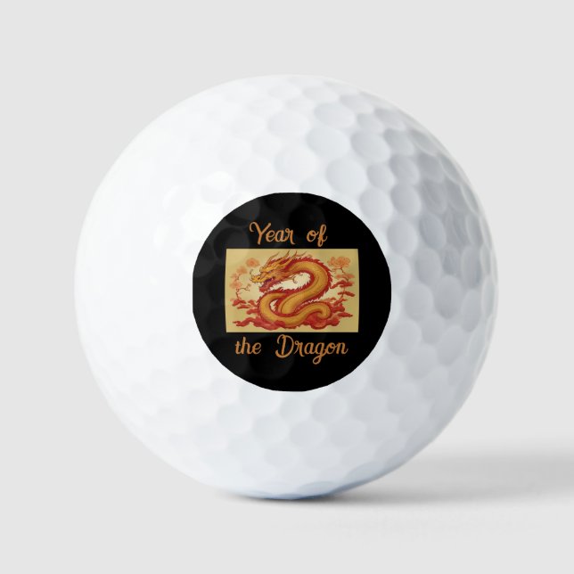 Balles De Golf Année du Dragon Golf Ball (Recto)