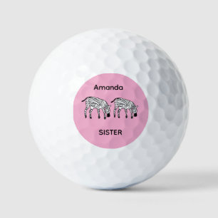 Balles De Golf Anniversaire de Soeur, Zèbres kenyans merveilleux