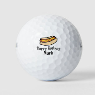 Balles De Golf Anniversaire du hot dog