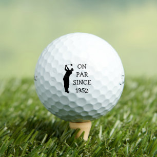 Balles De Golf Anniversaire Golfer Funny 70e heureux papa Par