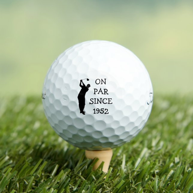 Balles De Golf Anniversaire Golfer Funny 70e heureux papa Par (T-shirt Insitu)