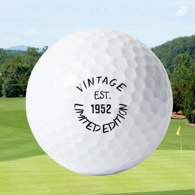 Balles De Golf Anniversaire Golfer Funny 70ème heureux Papa Golf  (Créateur téléchargé)