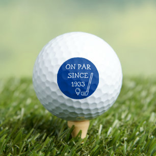 Balles De Golf Anniversaire Golfer Funny 90e heureux Papa Par Hum