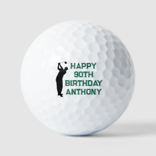 Balles De Golf Anniversaire Golfer Funny 90ème heureux Papa Golf